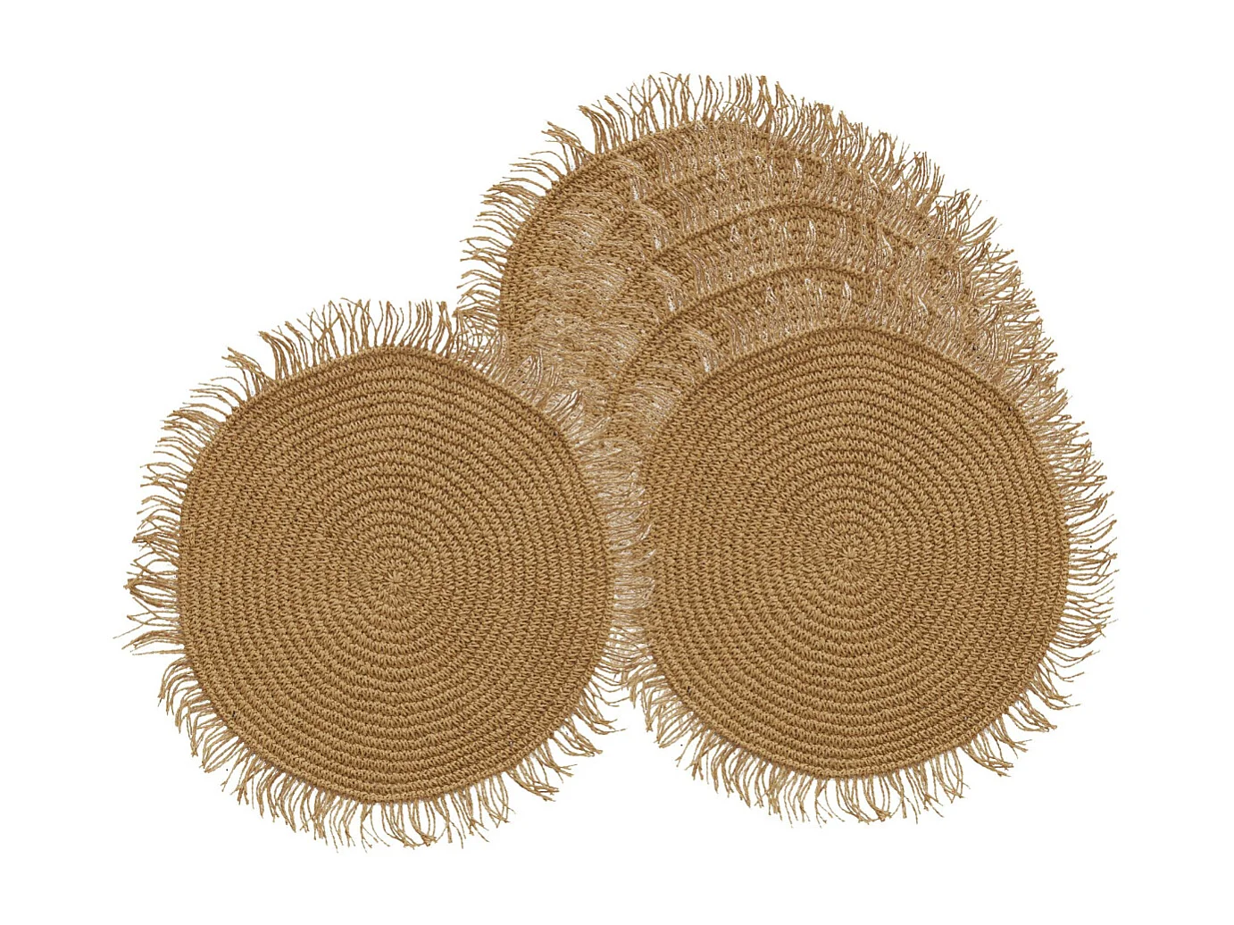 Sets de table en raphia (lot de 6)