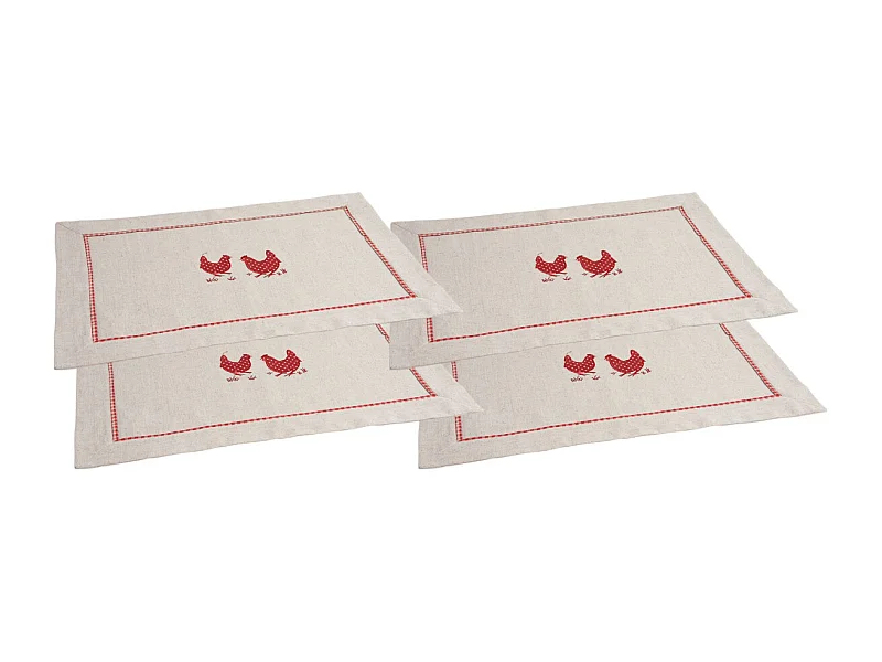 Set de table en coton (Lot de 4)