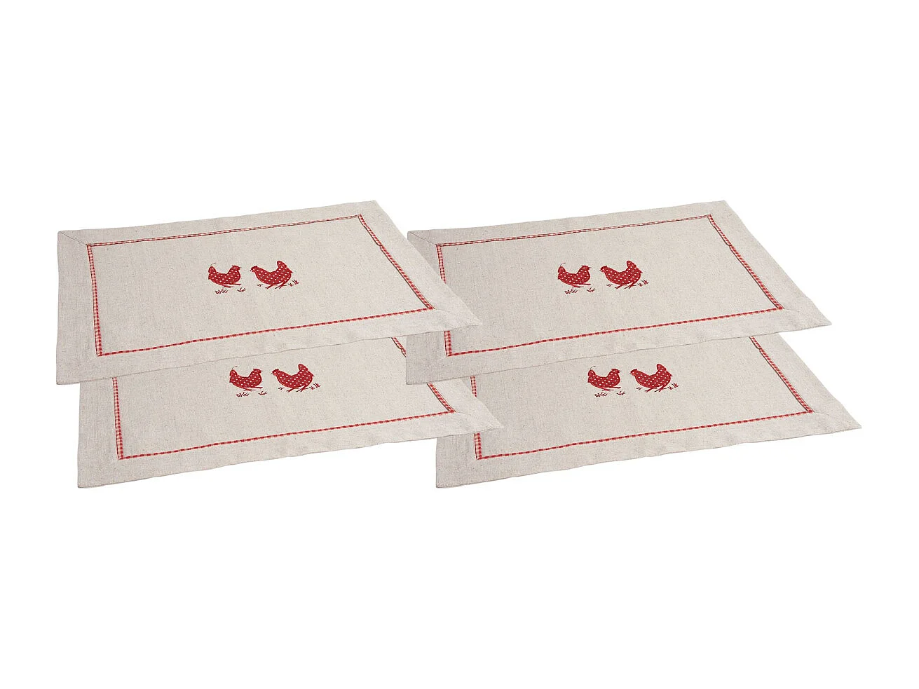 Set de table en coton (Lot de 4)