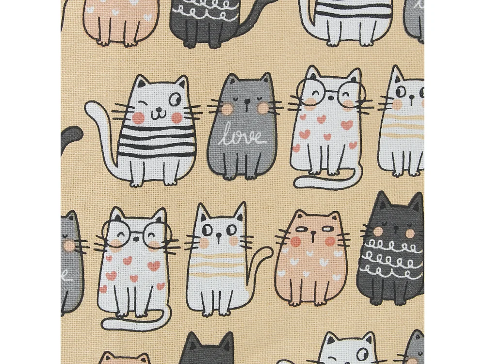 Tablier 100% coton Chats mignons