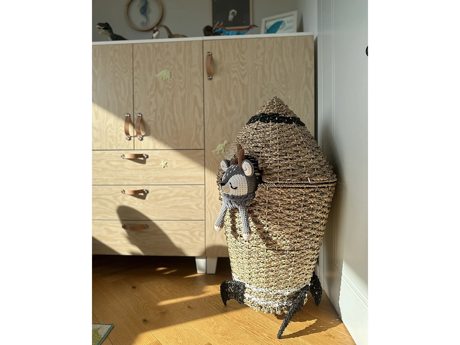 Panier enfants Fusée PAARL Herbier marin Naturel