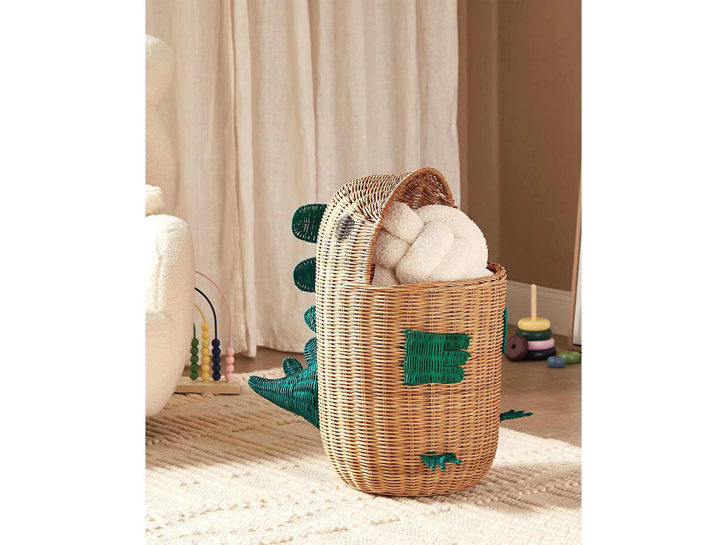 Panier enfants Dragon CRADOCK Rotin Naturel