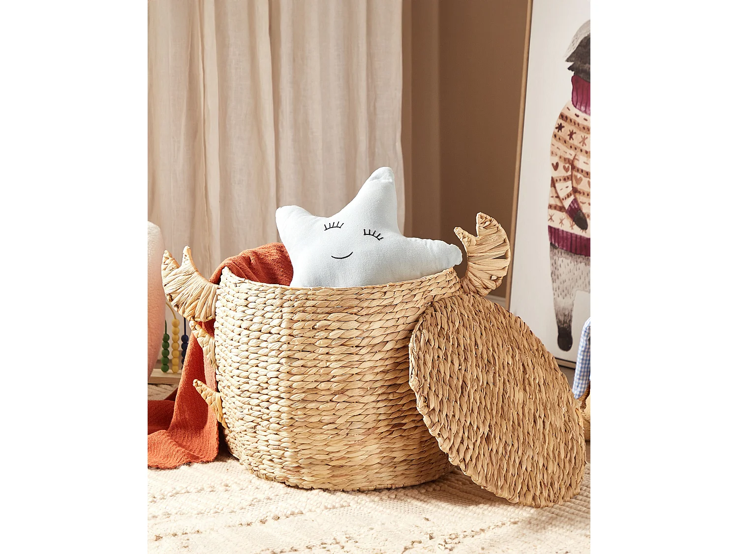 Panier enfants Crabe KAKAMAS Osier Naturel