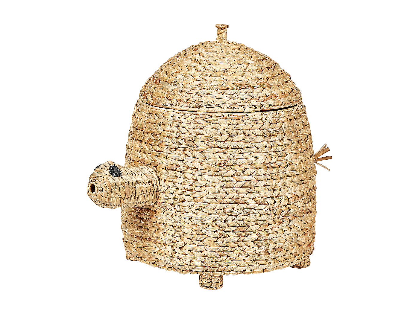 CASÂME Cesto Portatutto In Giacinto D'Acqua Con Manici - Cesto Rettangolare Naturale Per Arredamento (46x27x27 Cm) - 2