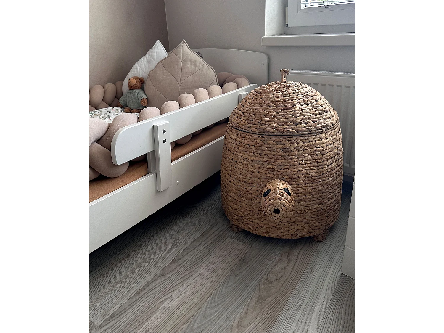 Panier enfants Tortue MONTAGU Osier Naturel