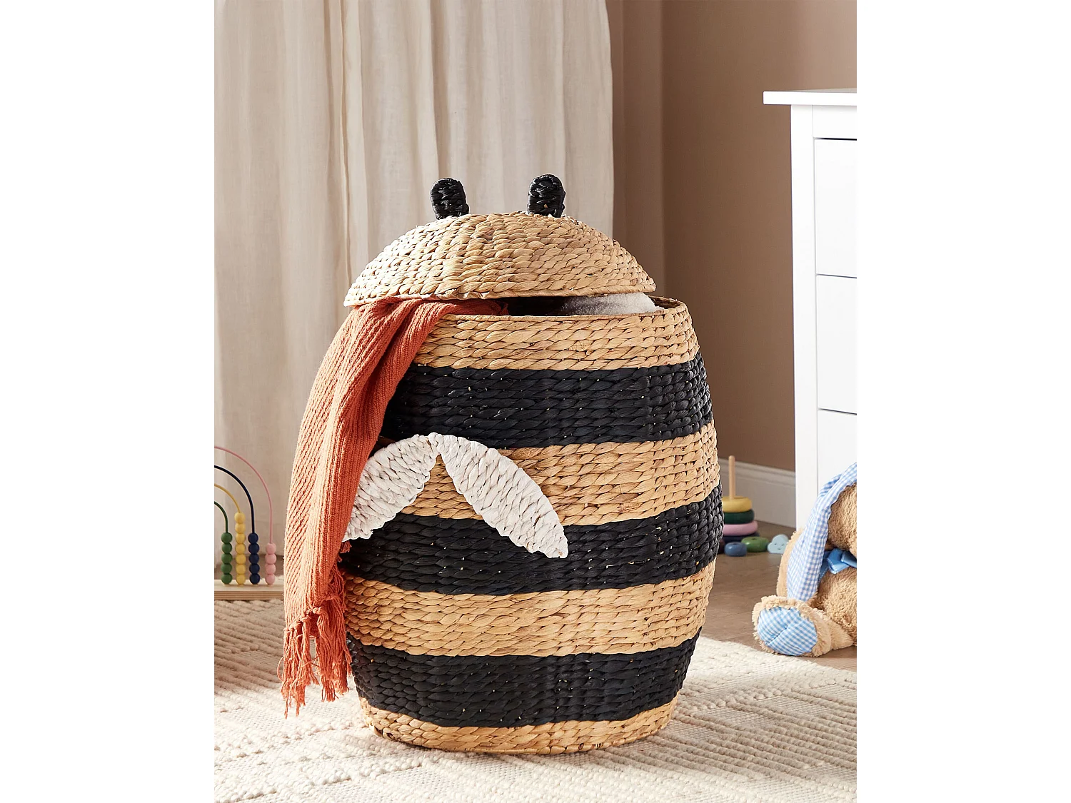 Panier enfants Abeille KNYSNA Osier Marron clair