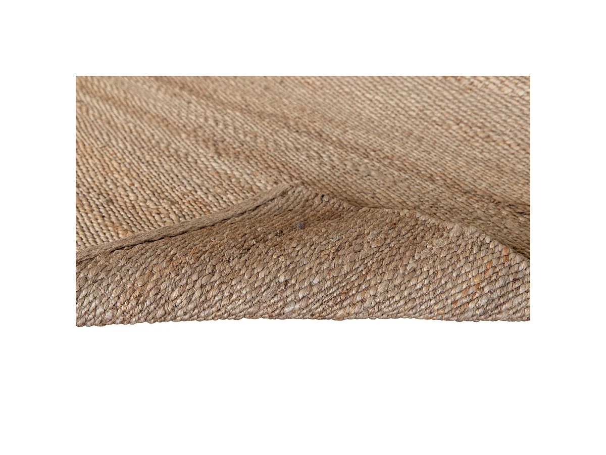 Tapis Déco en Jute "Kali" 200x300cm Naturel