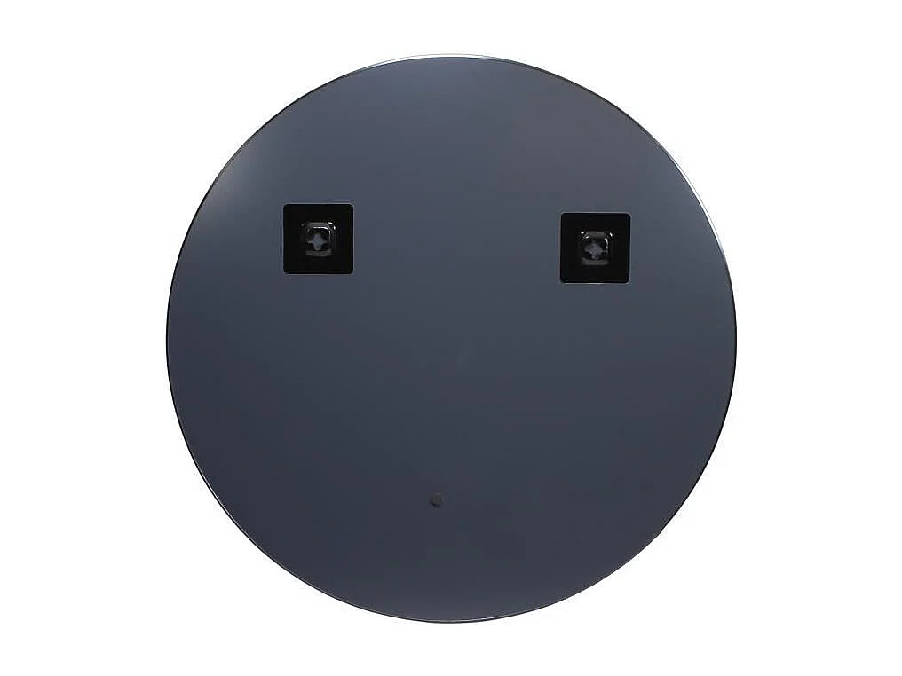 Miroir Extra Plat Rond 55cm M6 Noir Noir