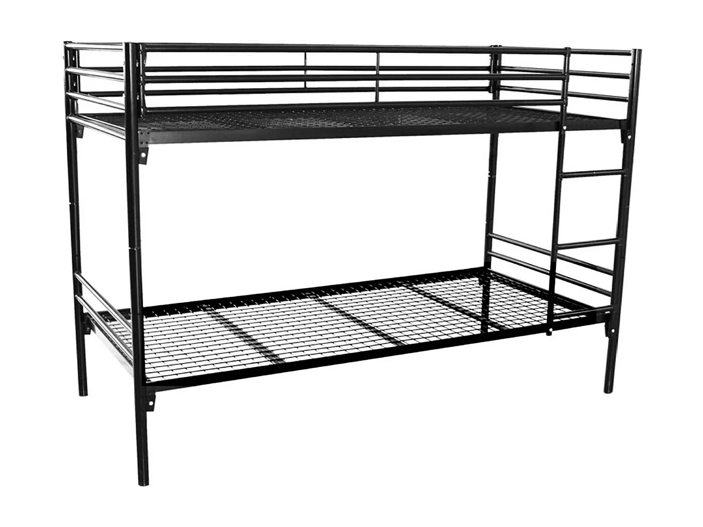 Lit superposé en métal grille 90 x 200 cm