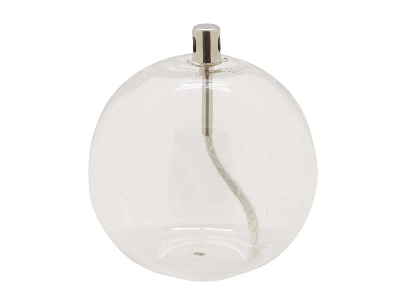 Lampe à huile en verre Sphere 13 x 14 cm