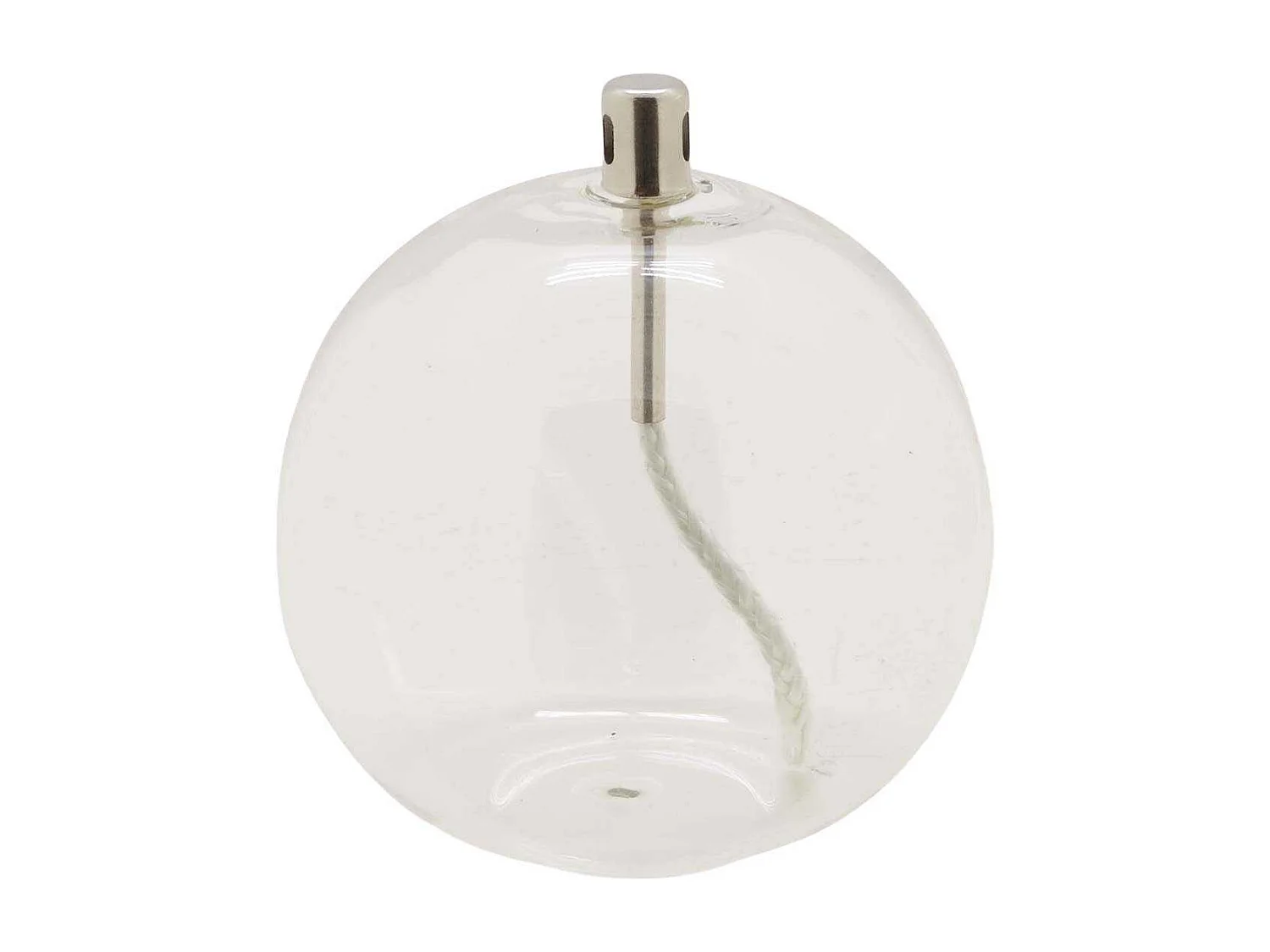 Lampe à huile en verre Sphere 13 x 14 cm