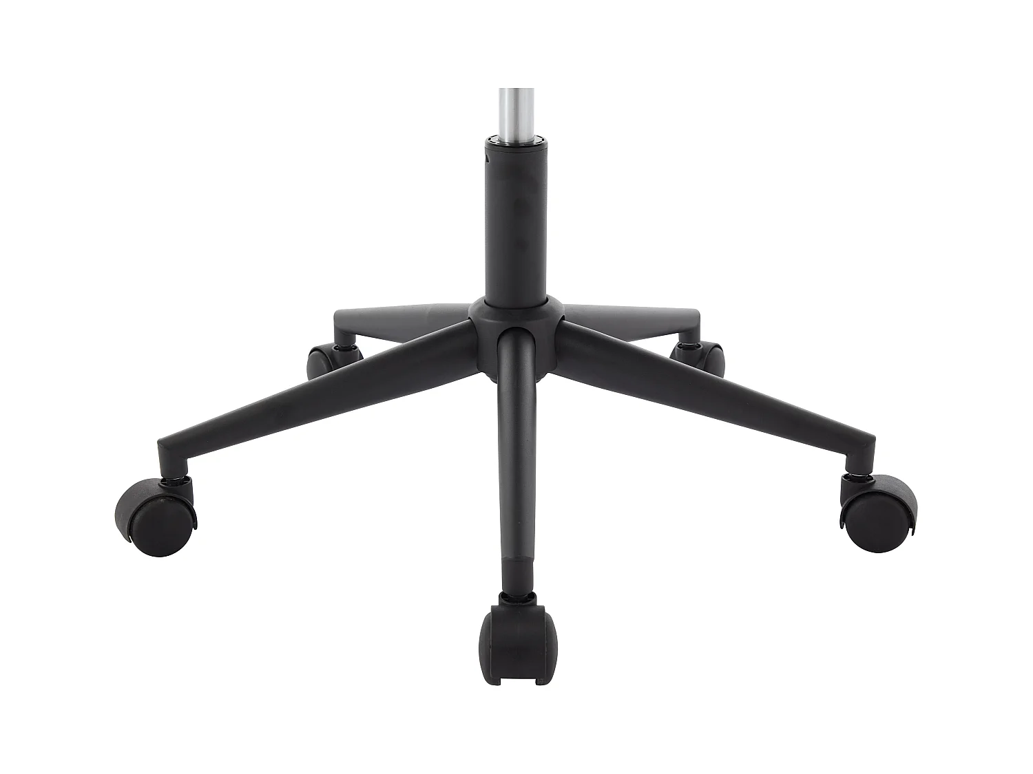 Kontorstol - Fløjl - Beige - Justerbar højde - NAODY