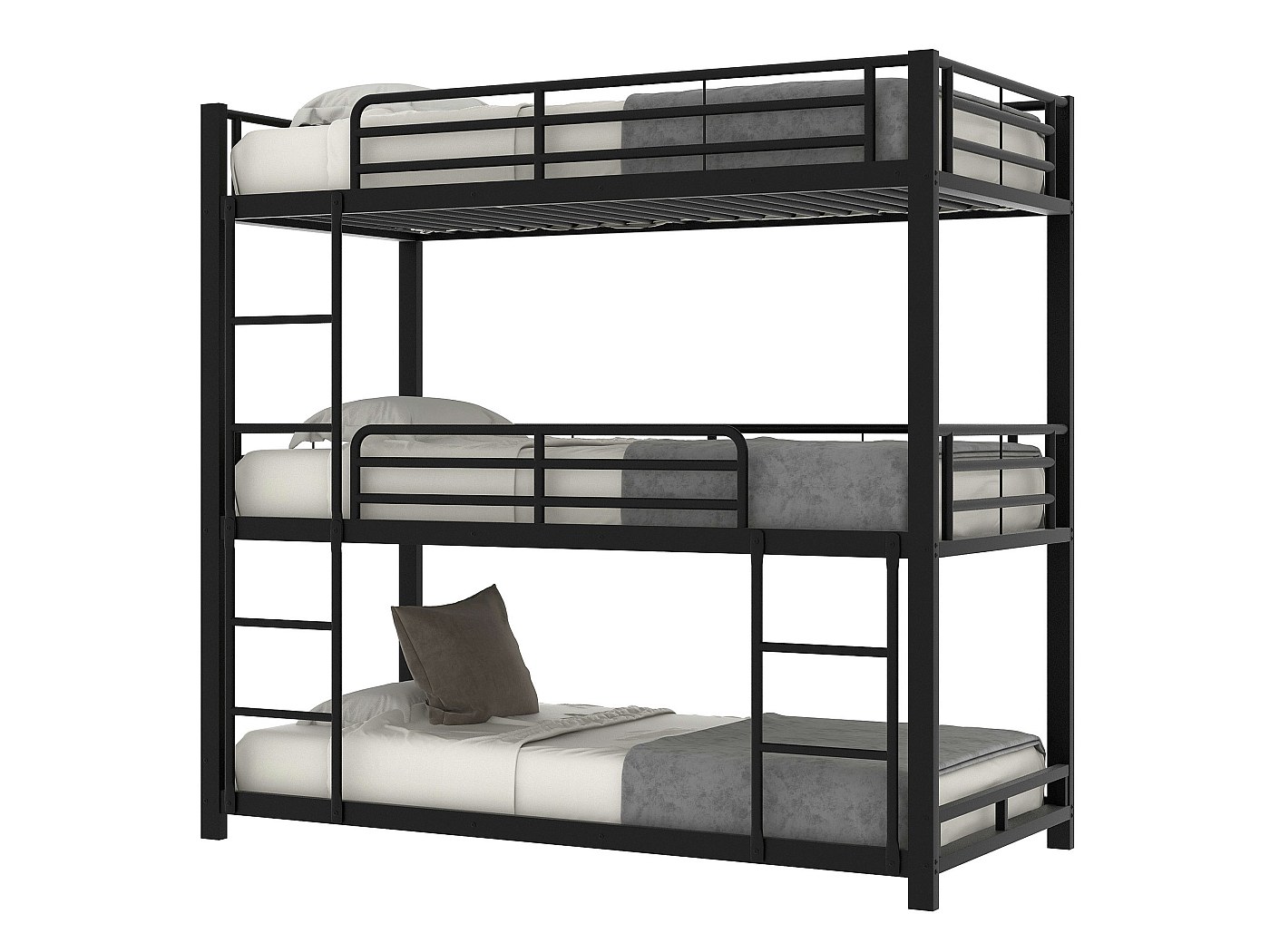 Letto Per Bambini 90x200 Cm, Singolo Con Rete A Doghe, Cassetti, LED