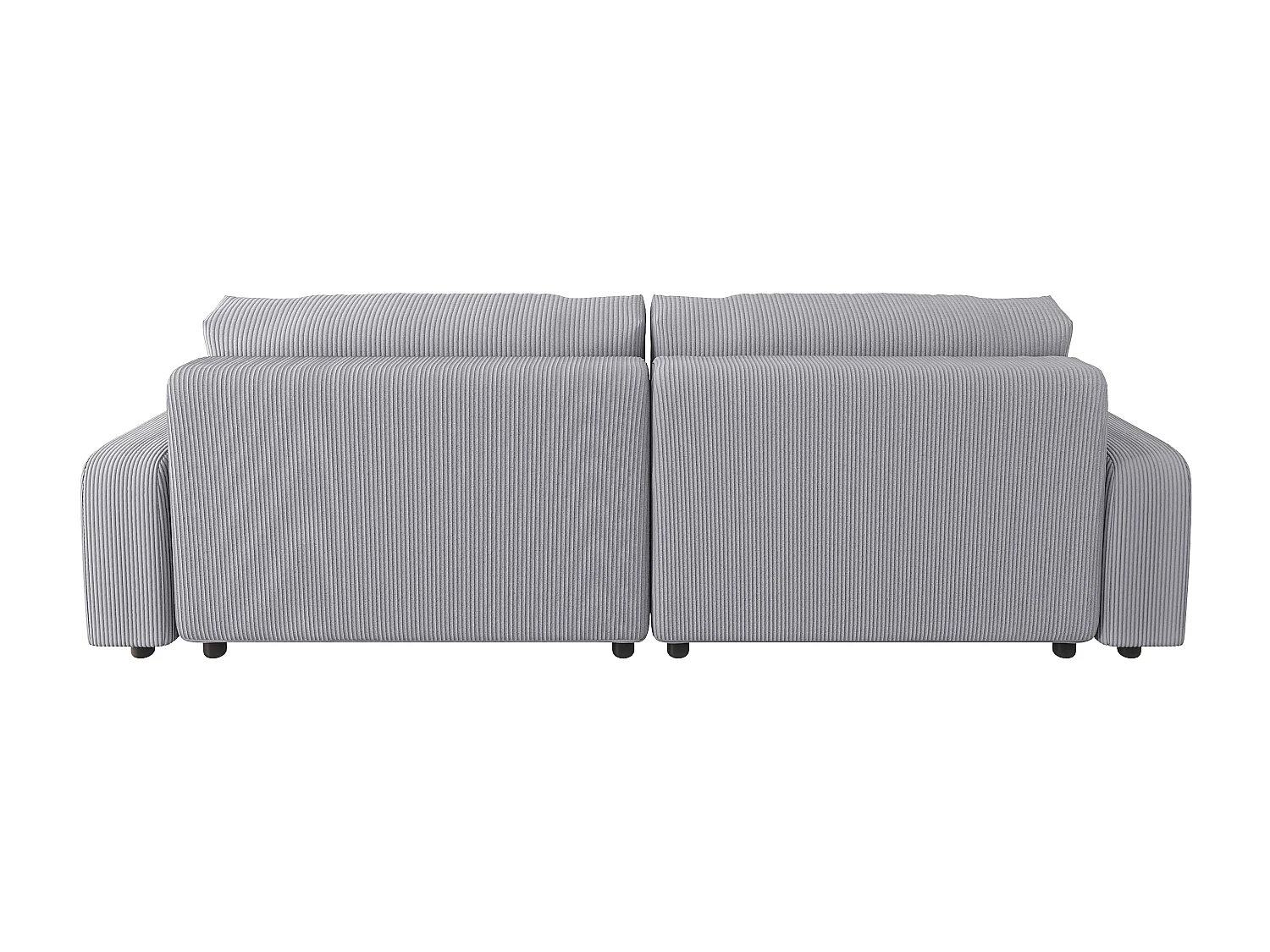 Emma-  Ecksofa mit Bettfunktion und Bettkasten in Cord-Stoff schöner Sitzkomfort