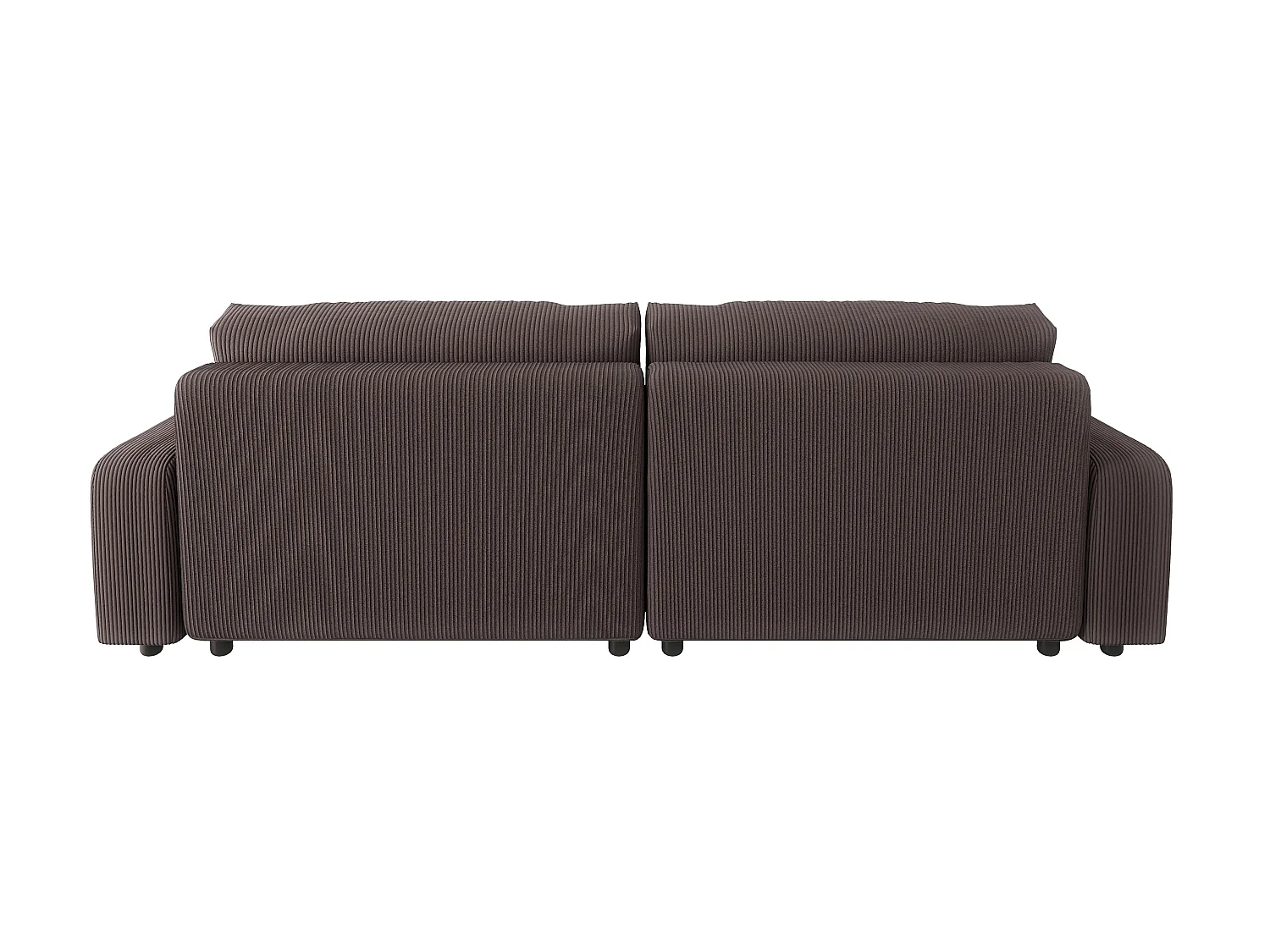 Emma-  Ecksofa mit Bettfunktion und Bettkasten in Cord-Stoff schöner Sitzkomfort