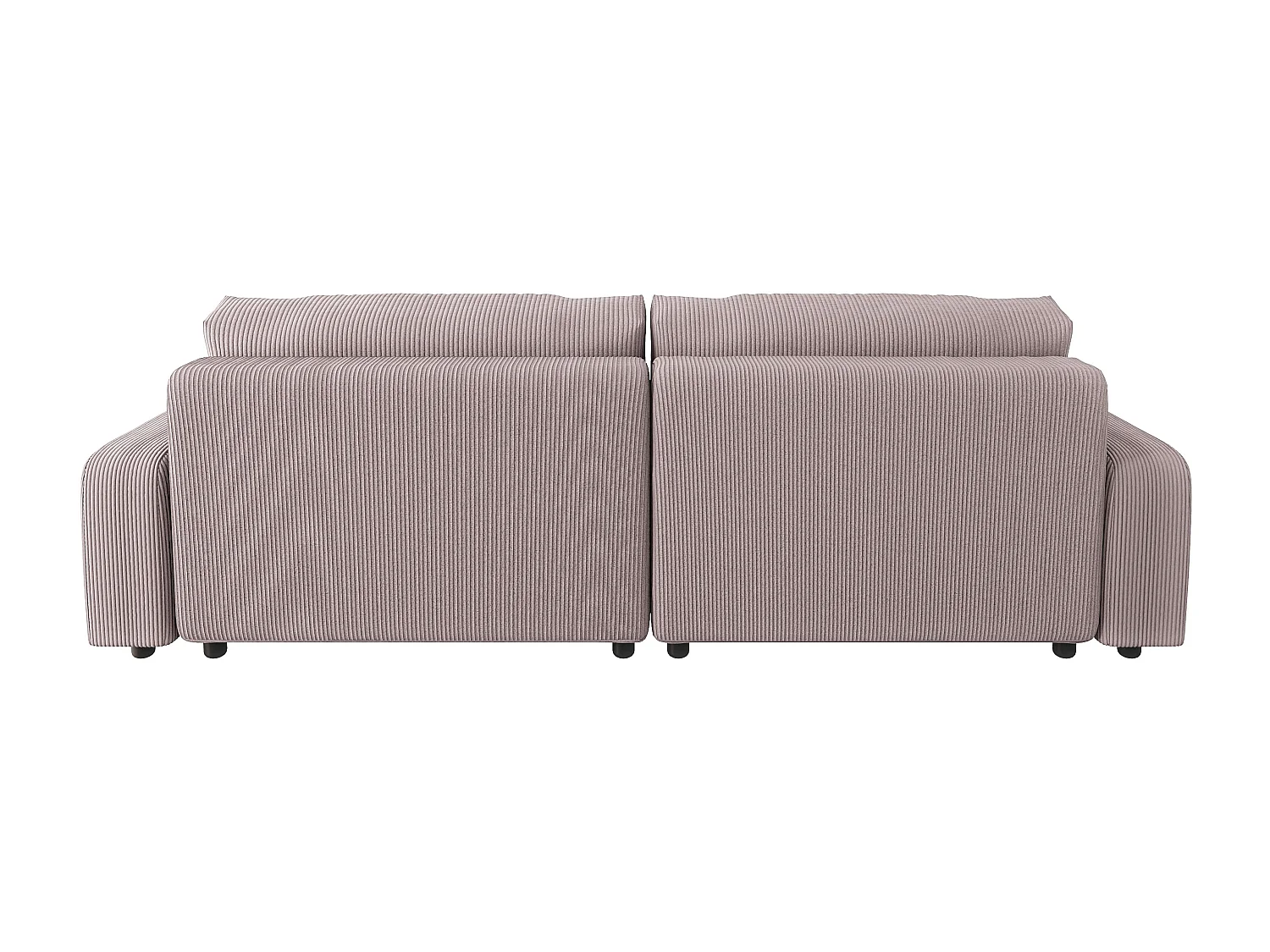 Emma-  Ecksofa mit Bettfunktion und Bettkasten in Cord-Stoff schöner Sitzkomfort