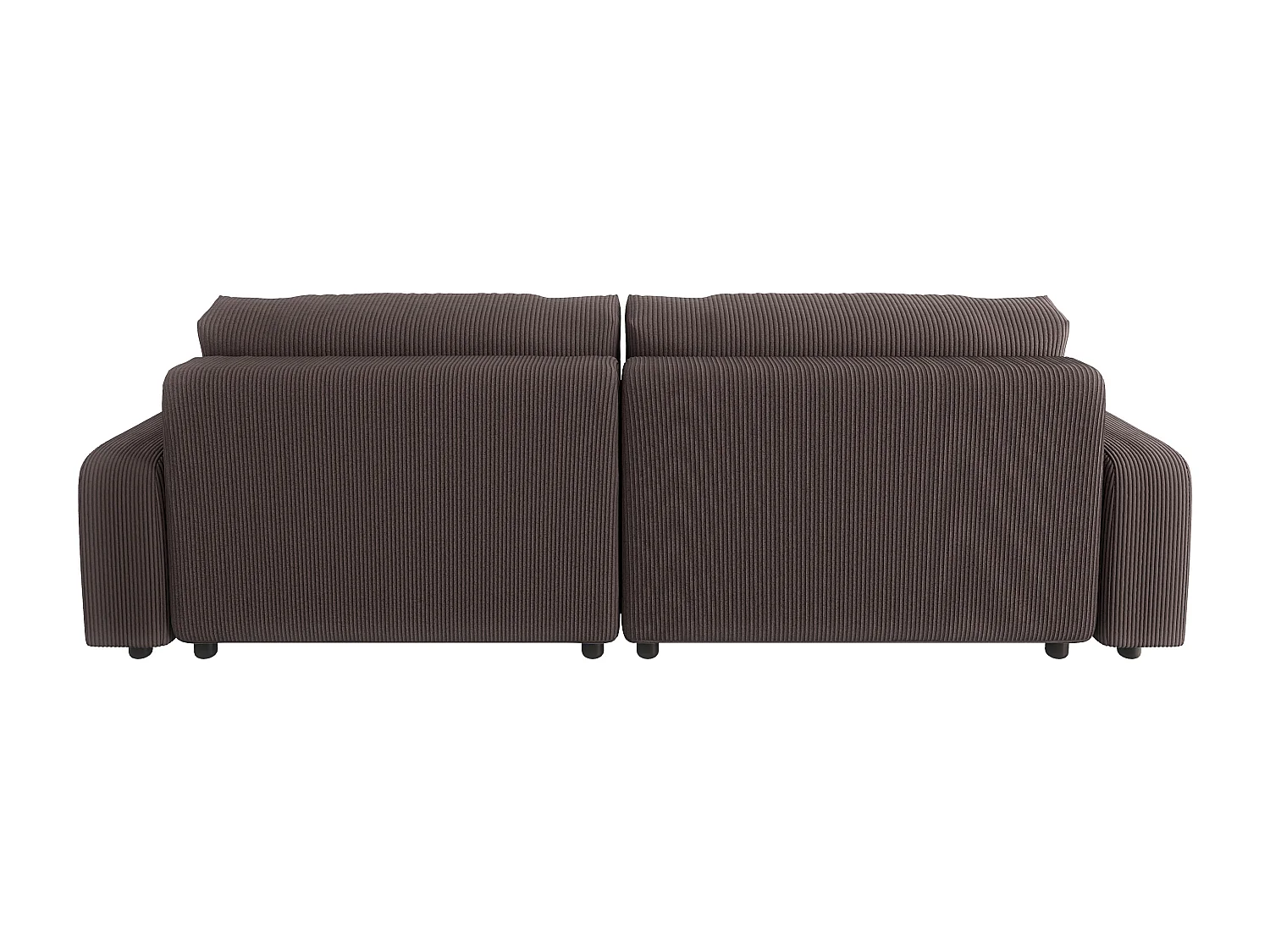 Emma-  Ecksofa mit Bettfunktion und Bettkasten in Cord-Stoff schöner Sitzkomfort