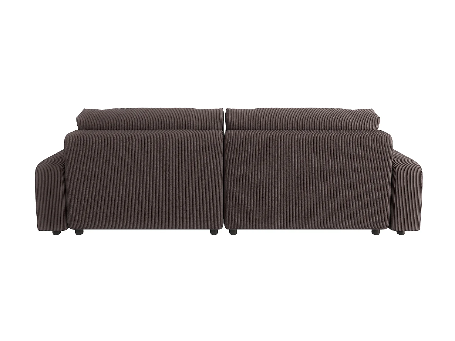 Emma-  Ecksofa mit Bettfunktion und Bettkasten in Cord-Stoff schöner Sitzkomfort