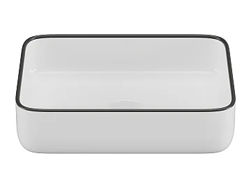 Vasque à poser rectangulaire