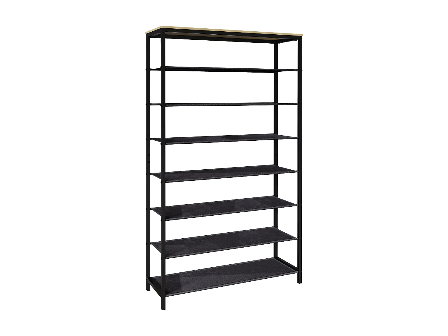 Shoe Shelf Taliro Honey oak H. 152 x W. 90 x D. 30 cm