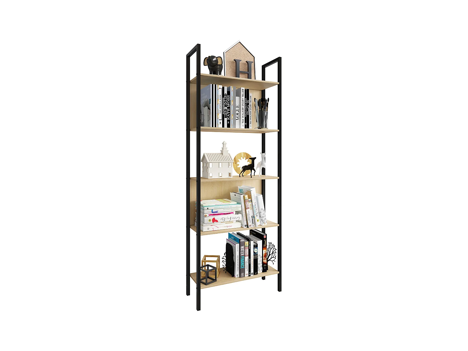 Metalen Stand Plank Boeken Flakos 5-voudig