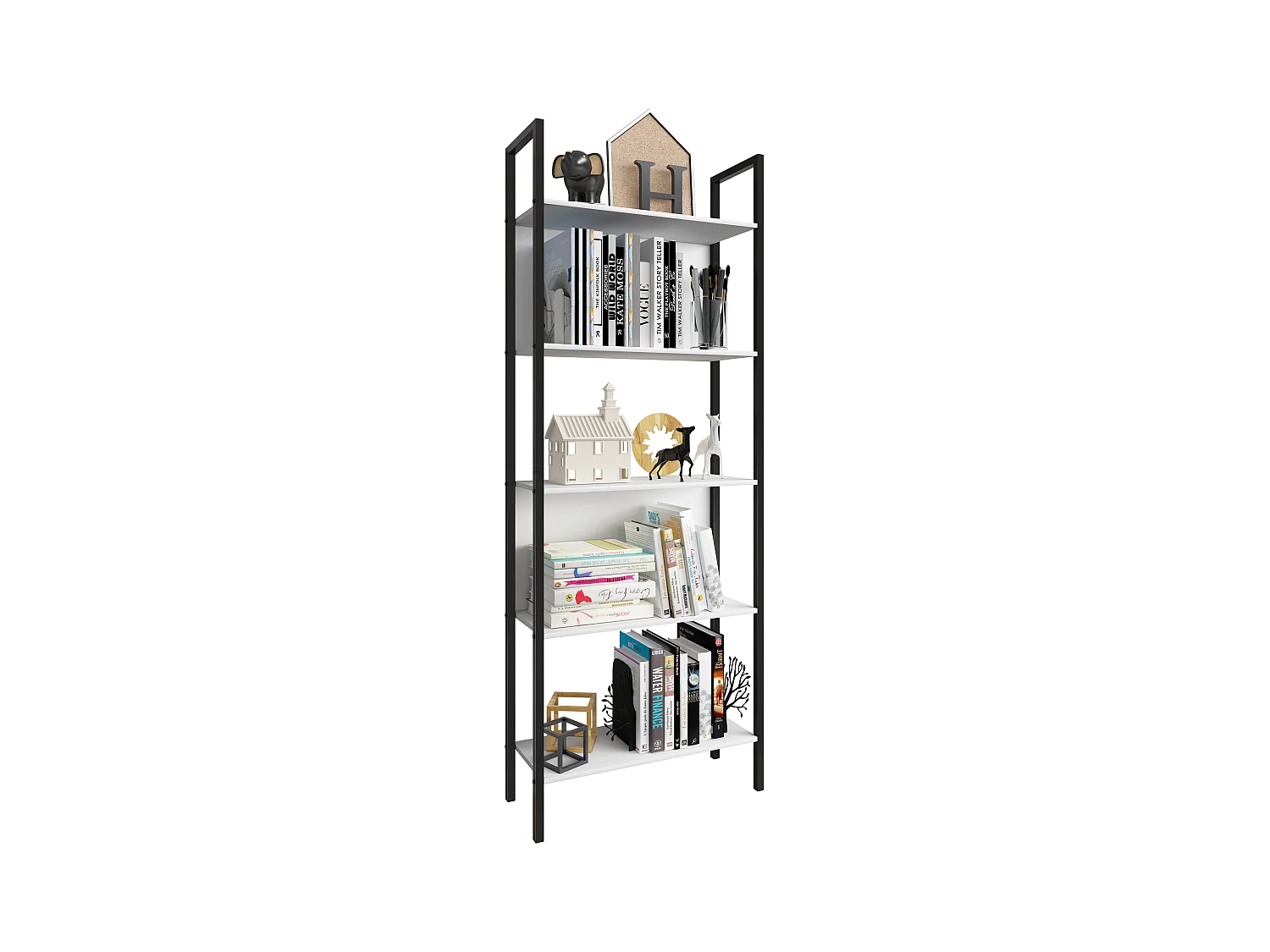 Metalen Stand Plank Boeken Flakos 5-voudig