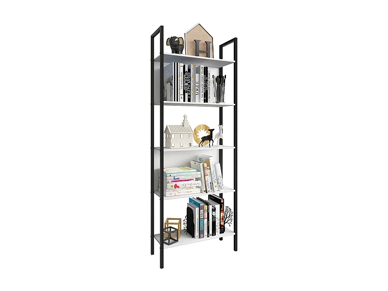 Metal Stand Shelf Książki Flakos 5-krotnie