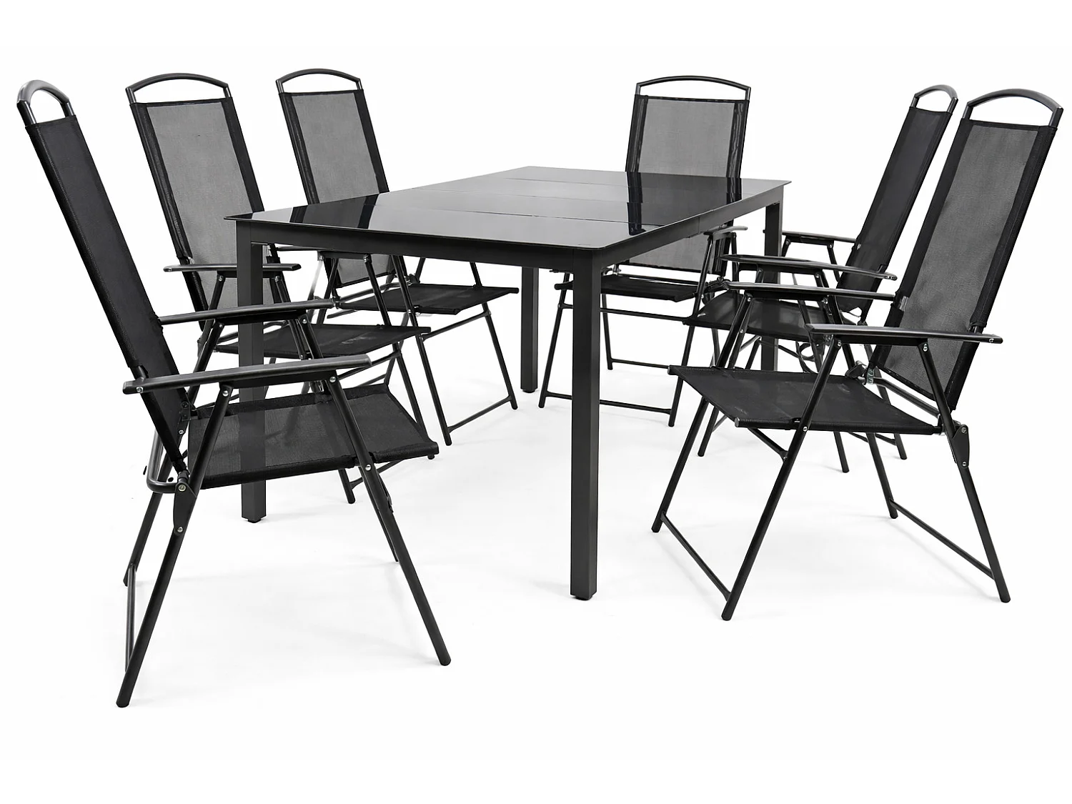 7 pezzi Set di mobili da giardino del gruppo di sedute 189S