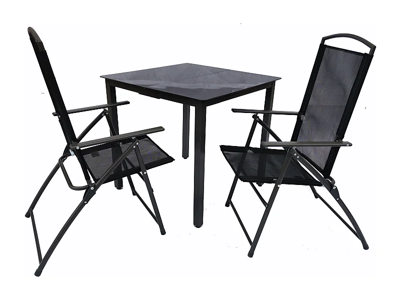 Tuinmeubelset 80S Voir Sélection Zwart