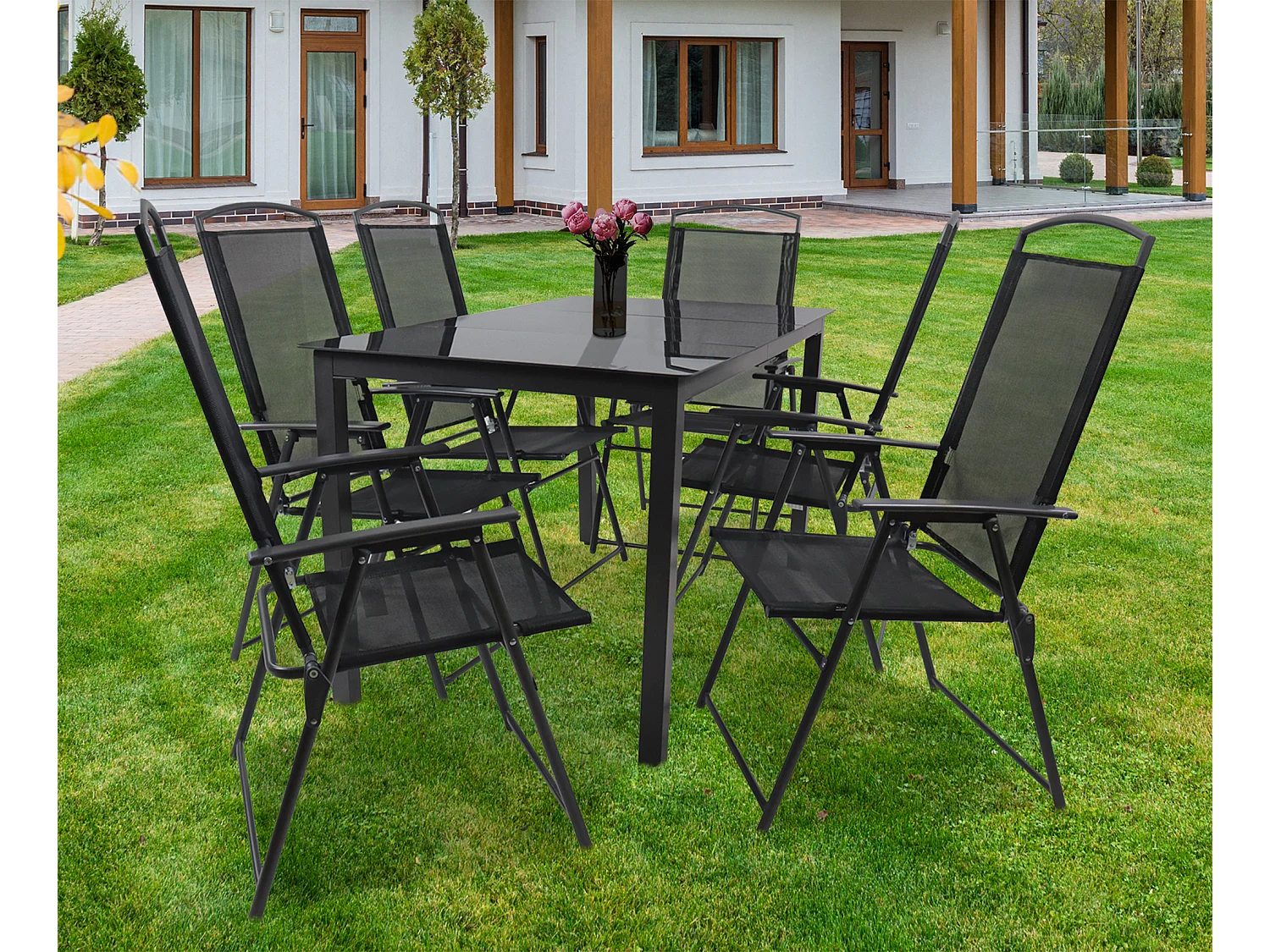 Garden furniture set 140S Black See Selection