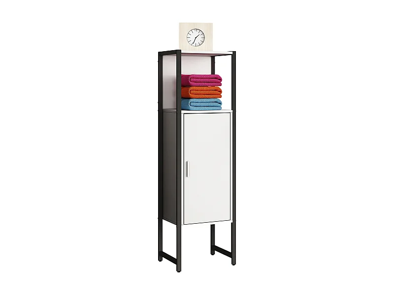 Bathroom furniture Midischrank Edino White H. 114 x W. 33 x D. 30 cm