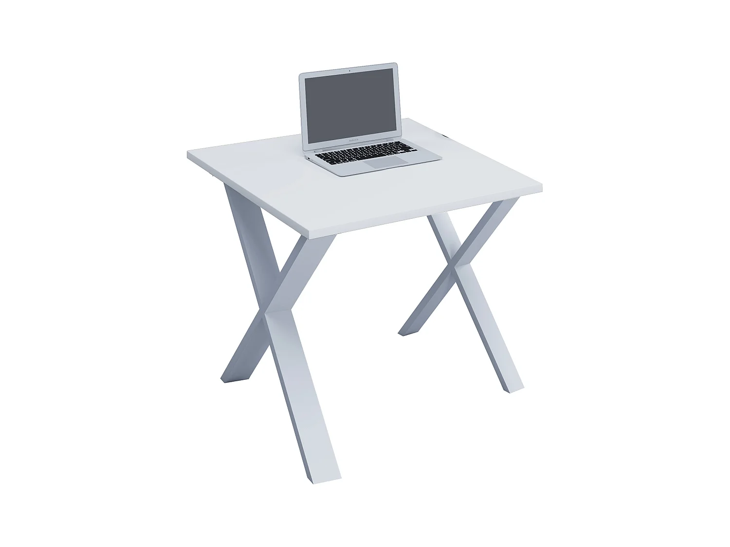 Desk Lona White / White H. 76 x W. 80 x D. 80 cm