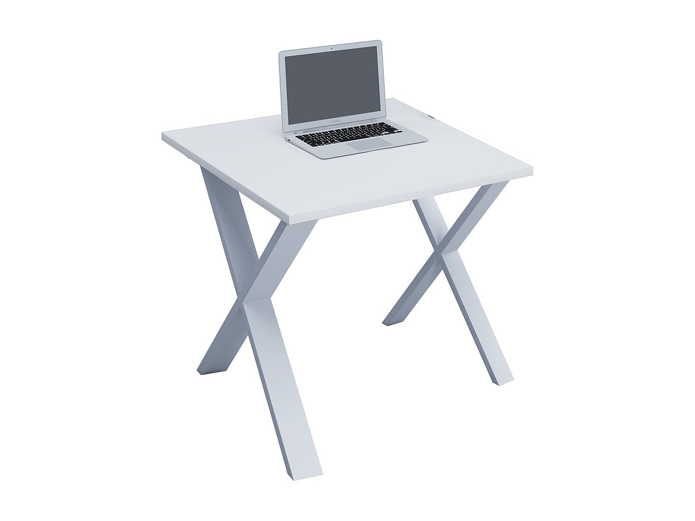 Scrivania Per Computer Lufeiya Bianca Con Prese USB E Ricarica – Tavolo Da Studio E Gaming Con Struttura In Metallo, Gancio Per Cuffie, Facile Da Montare - 2