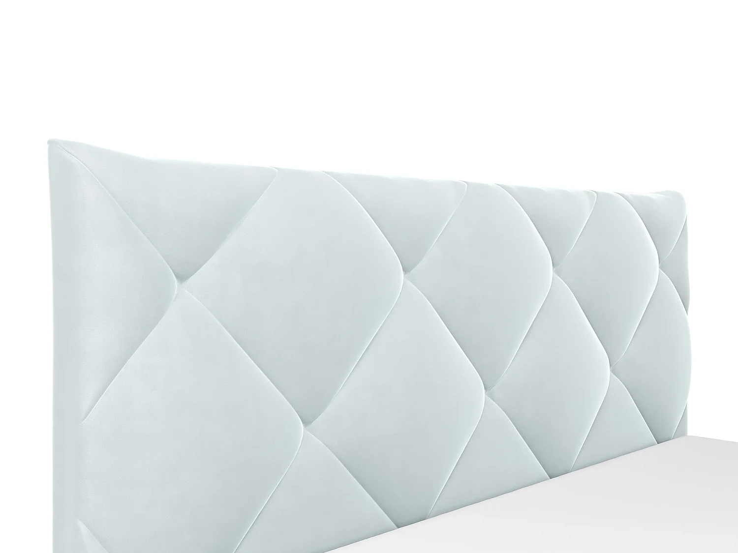 Bed met opbergruimte 160 x 200 cm - Velours - Lichtgrijs + matras - STARI van Pascal Morabito