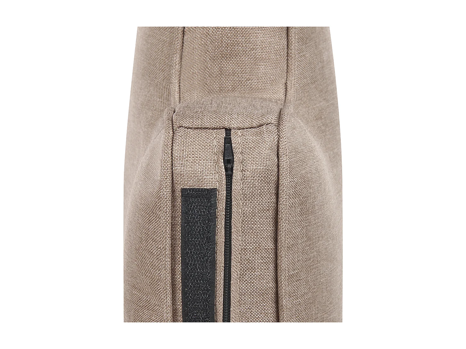 Sofá LOKKA Tela Marrón claro 3 plazas