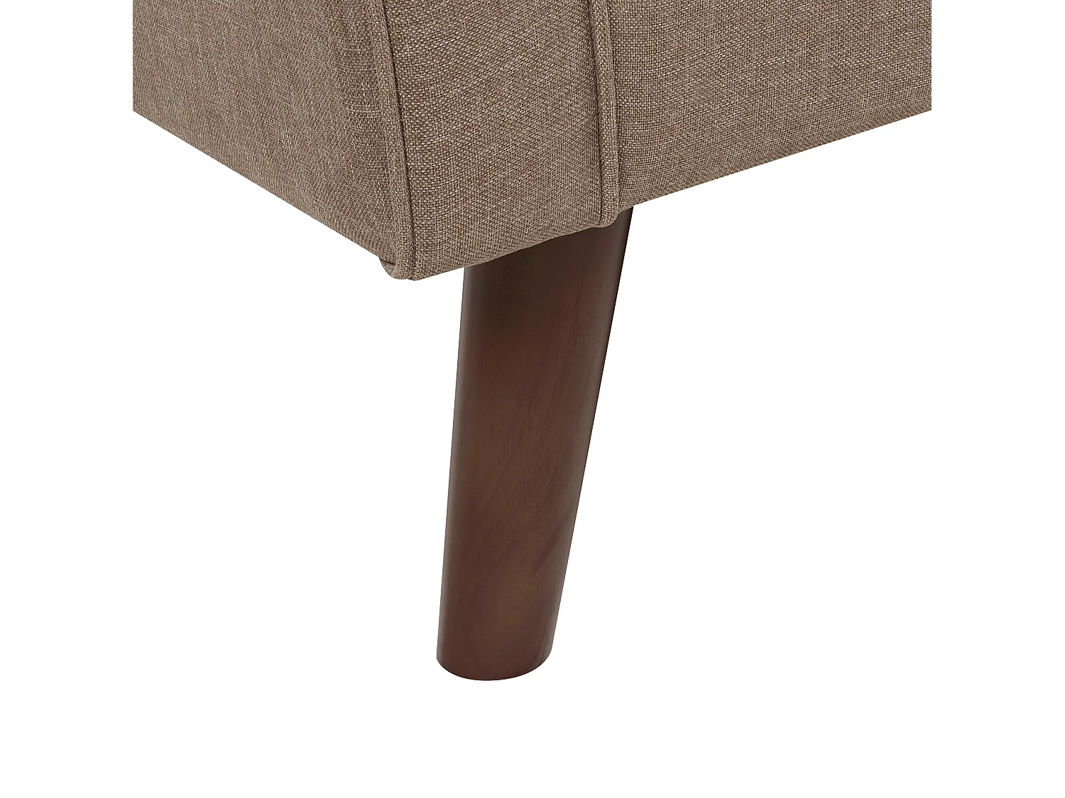 Canapé 2 places LOKKA Tissu Marron clair