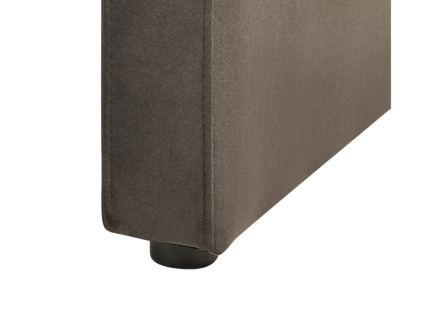 Sofá MAUNU Veludo Cinzento grafite 3 lugares