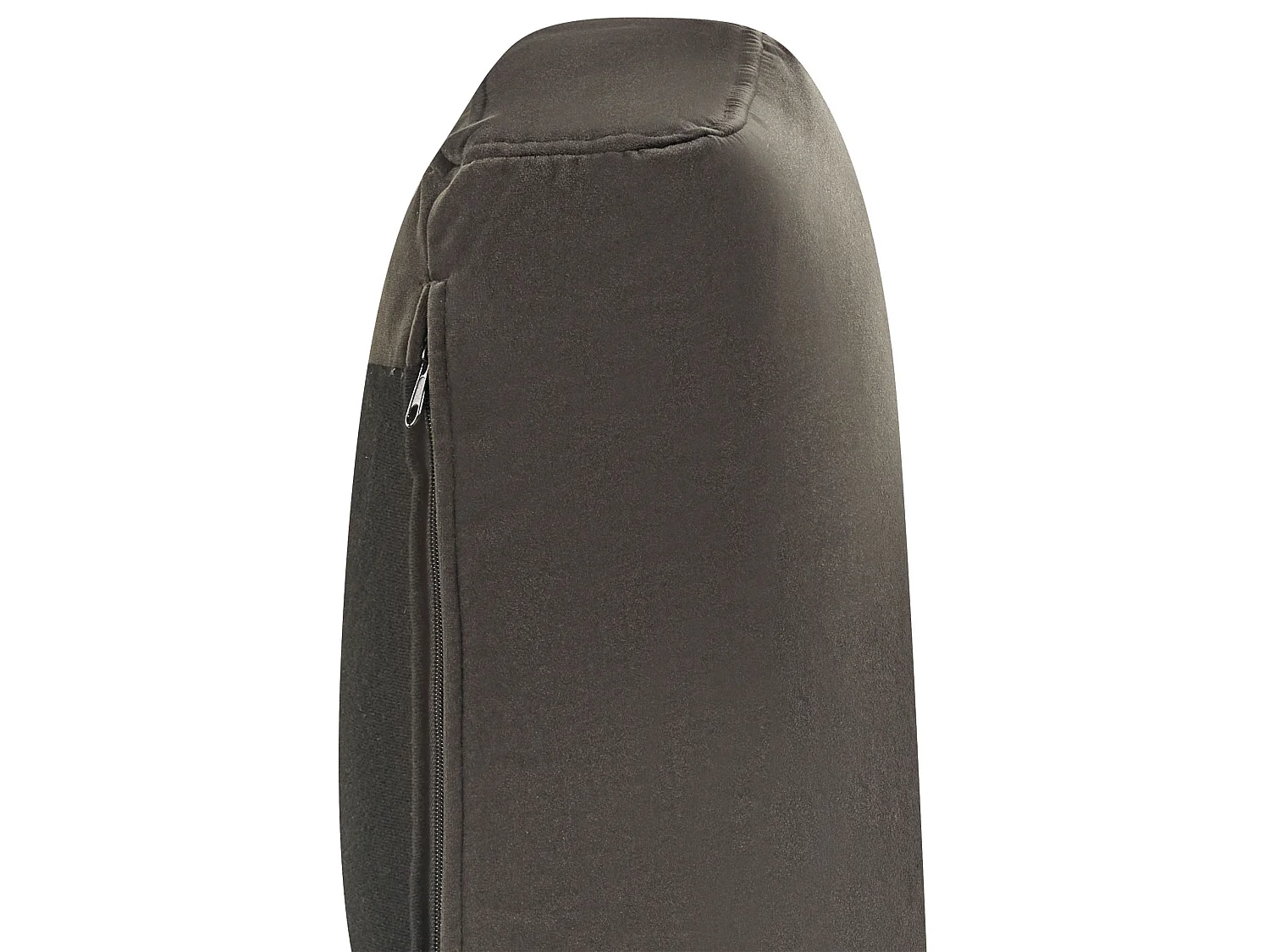 Canapé MAUNU Velours Gris graphite 3 places