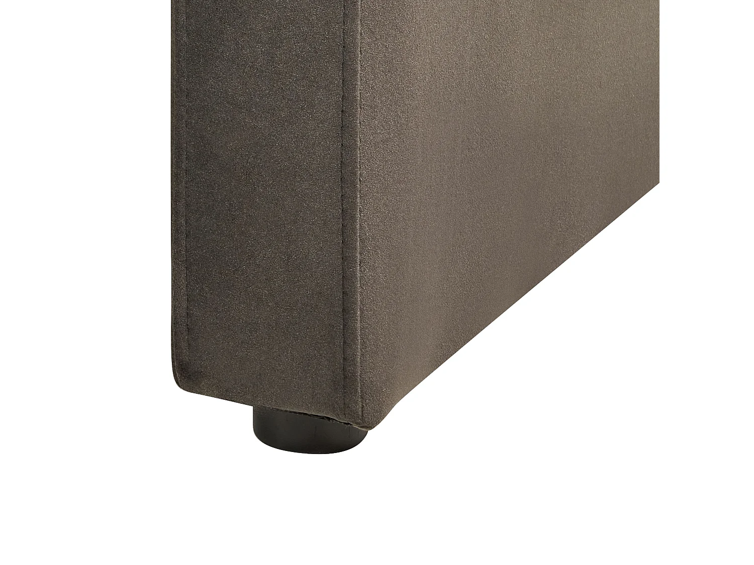 Canapé MAUNU Velours Gris graphite 3 places