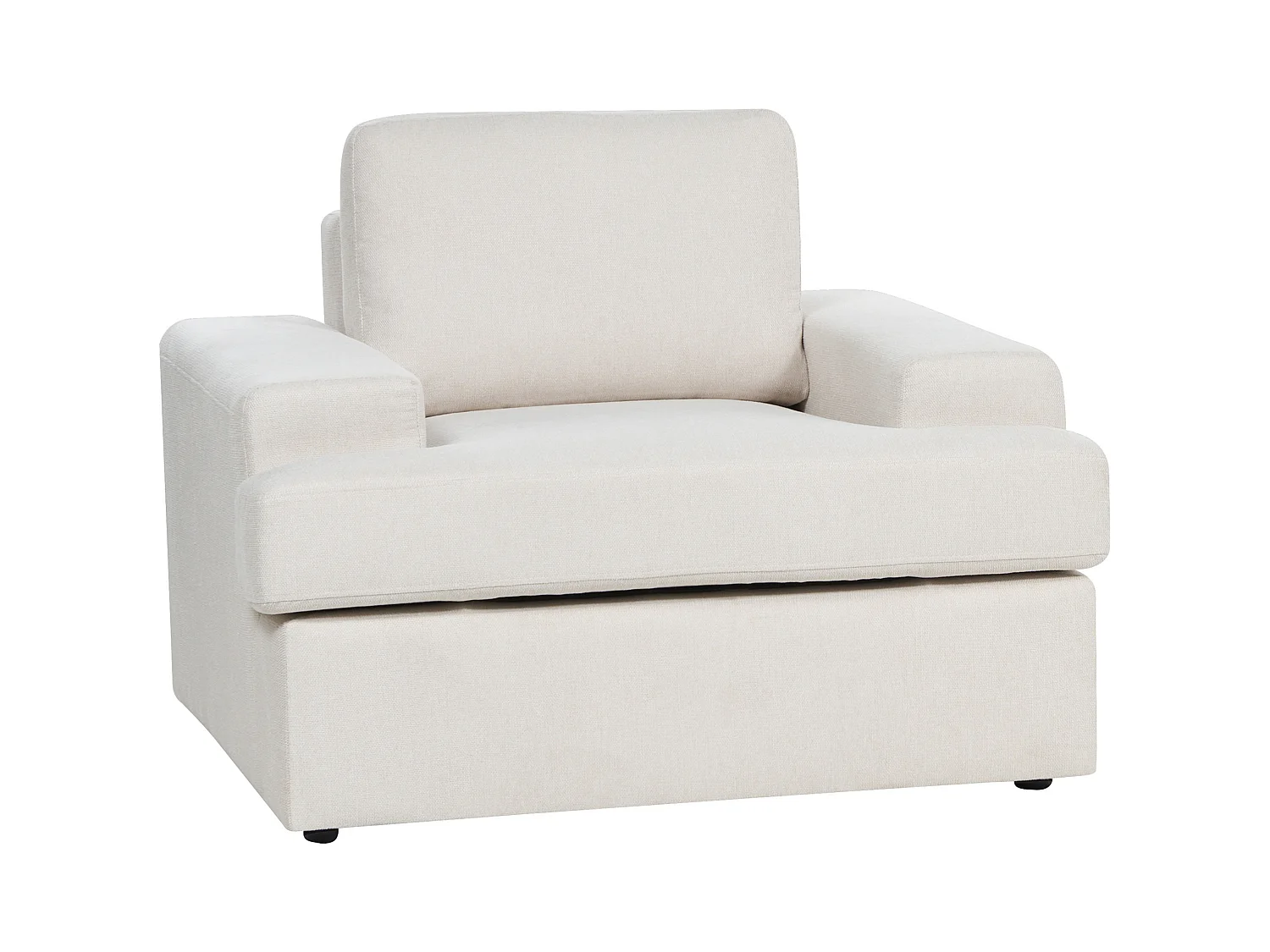 Fauteuil ALLA Tissu Beige clair