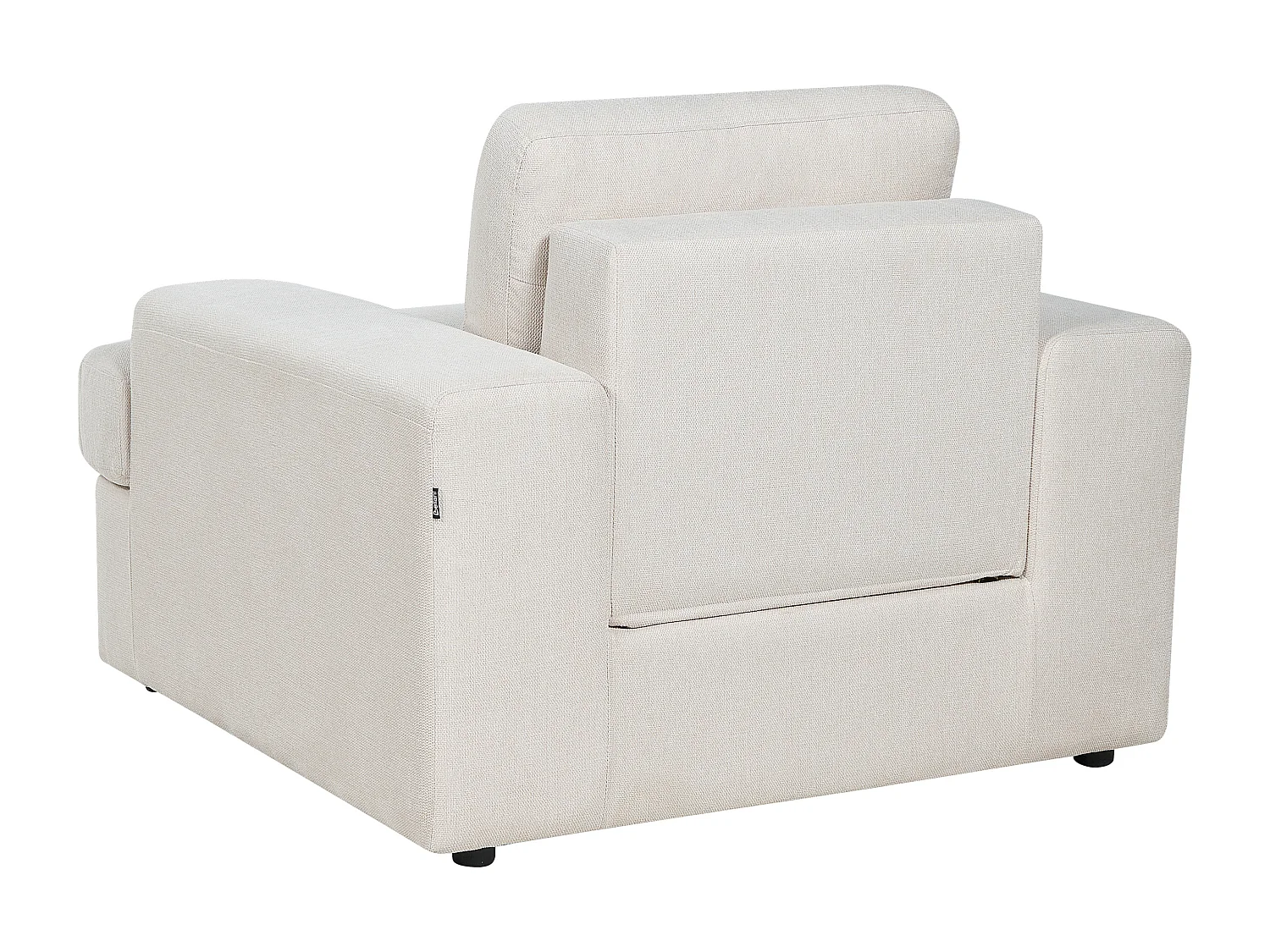 Lot de 2 fauteuils ALLA Tissu Beige clair