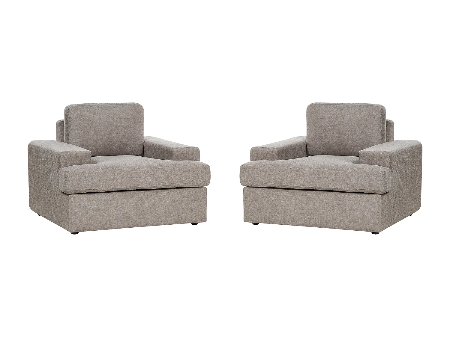 Fauteuil ALLA Tissu Taupe