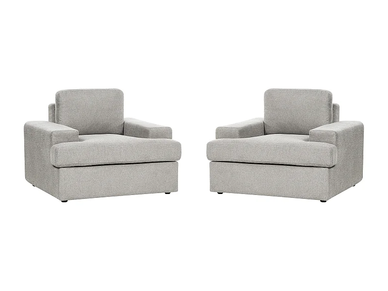 Fauteuil ALLA Stof Lichtgrijs