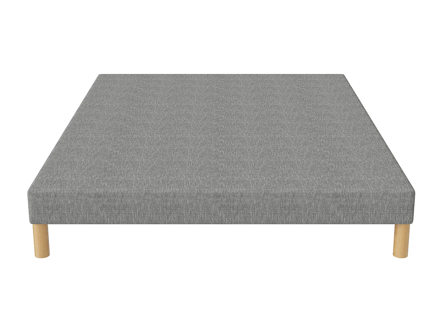 Sommier tapissier gris 160x200 + jeu de pied offert