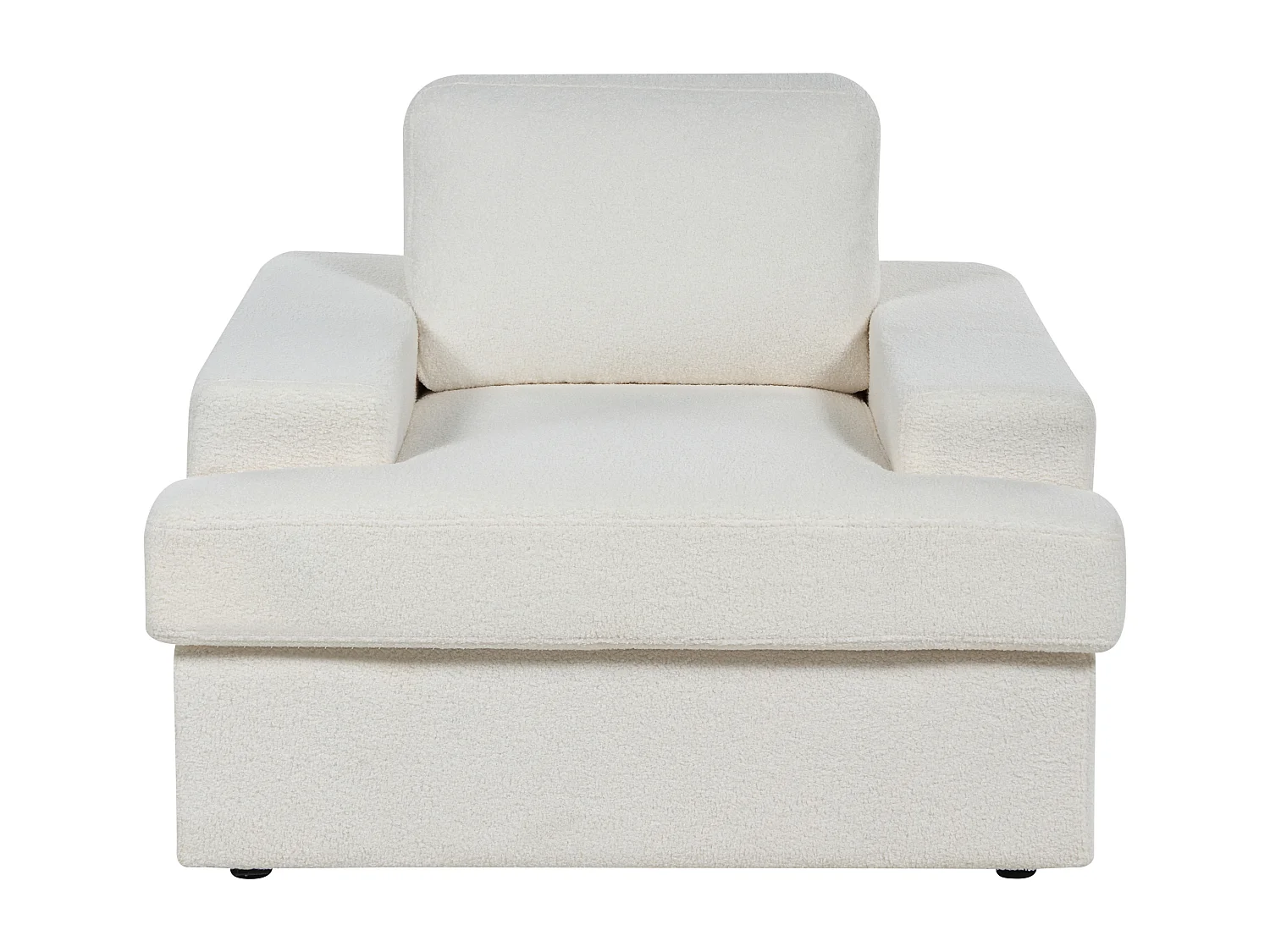 Fauteuil ALLA Bouclé Gebroken wit