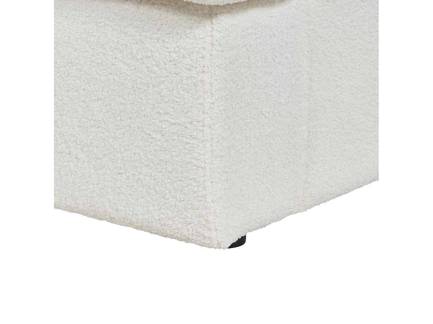 Lot de 2 fauteuils ALLA Bouclé Blanc cassé