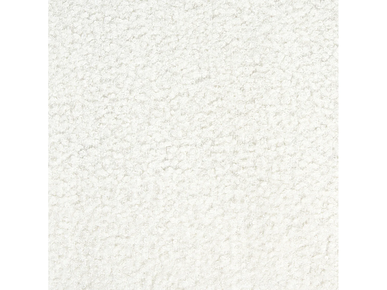 Fauteuil ALLA Bouclé Blanc cassé