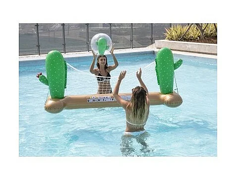 Ballon Gonflable ø41 cm pour Piscine & Plage, Accessoire d'Eau - Design Cactus