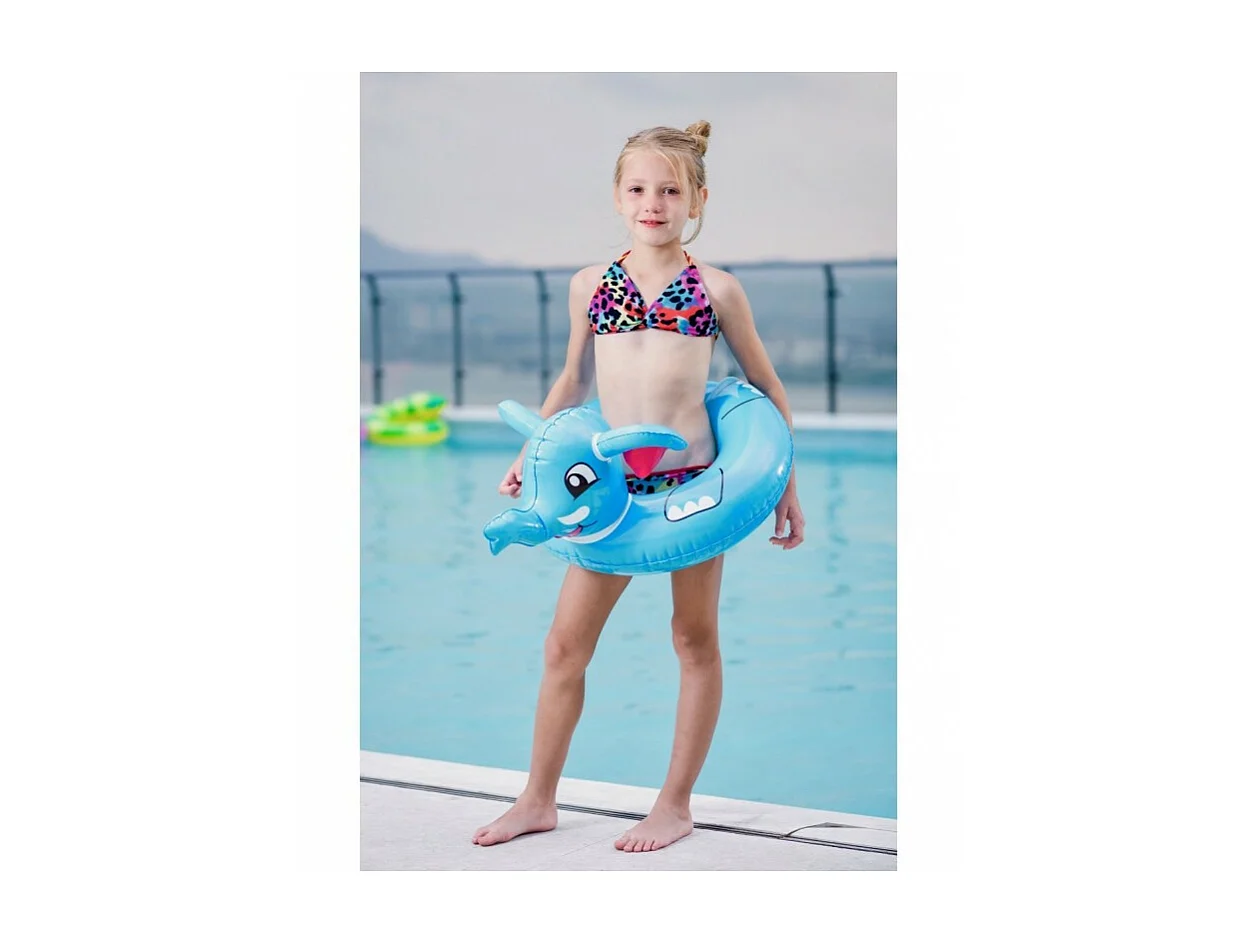 Bouée Gonflable Enfant dès 3ans et + pour Piscine & Plage, Flotteur ø49cm - Éléphant ø49cm