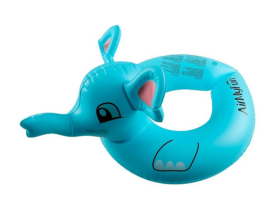 Bouée Gonflable Enfant dès 3ans et + pour Piscine & Plage, Flotteur ø49cm - Éléphant ø49cm